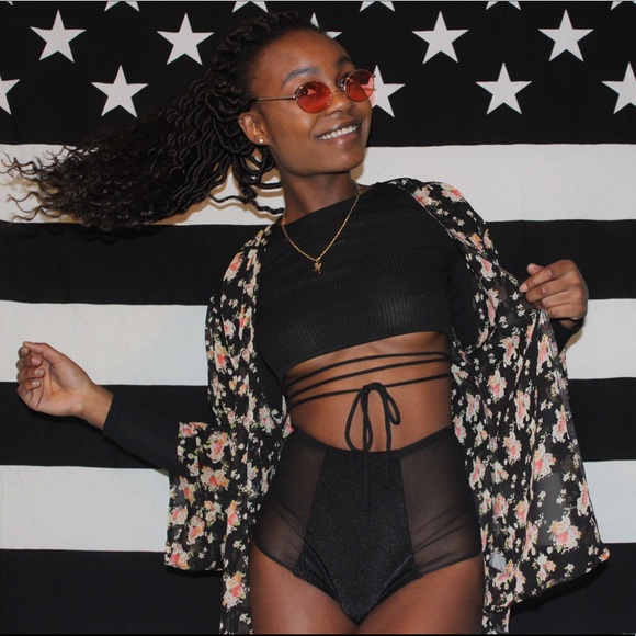 Floral Print Cover Up - Picture 1 of 4